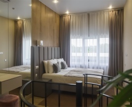 Студия Двухуровневая в Mirror Residence