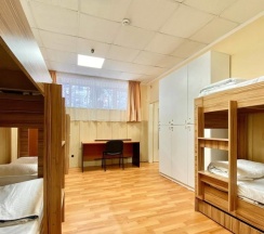 Кровать в общем номере (мужской номер) в Alma-Ata Hostel