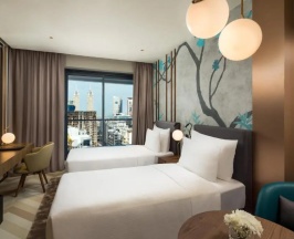 Двухместная студия клубная Deluxe (2 отдельные кровати) в Millennium Place Barsha Heights