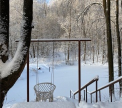 Коттедж "Русская баня"  с сибирским чаном в Клевер