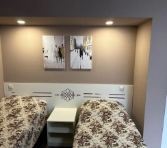 Двухместный полулюкс с балконом 2 отдельные кровати в Ушба