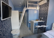 1-комнатные апартаменты с двуспальной кроватью в Nevsky Lounge Apartments (Невский Лаундж)