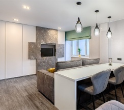 Апартаменты 2комн. с террасой, Корпус 1 в Хвоя