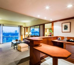 Двухместный люкс двуспальная кровать в Bangkok Palace Hotel