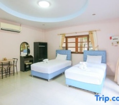 Двухместный номер Deluxe 2 отдельные кровати в Arthit-Thai Orchard & Resort