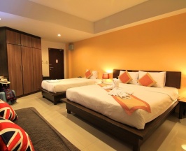Семейный номер Deluxe с балконом в Cool Residence