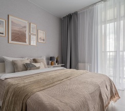 1-комнатные апартаменты стандарт в Лайт Апартаменты на переулке Шаронова 31