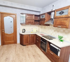 1-комнатные апартаменты студия с 1 двуспальной кроватью в Апартаменты Новосибирска