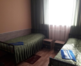 Кровать в 2-местном общем номере в Лесная