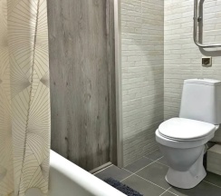 Двухместные апартаменты c 1 комнатой (двуспальная кровать) в Квартира Атмосферная Рядом с Вокзалом для 2-х Гостей