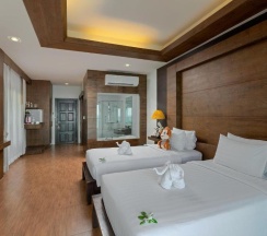 Двухместный номер Deluxe с видом на океан 2 отдельные кровати в Secret Cliff Resort Phuket