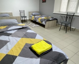Кровать в 3-местном общем номере в Hotel 777