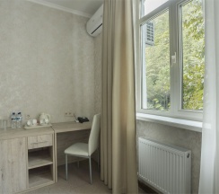 Семейный двухкомнатный без балкона вид на парк в Кавказ