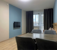 108, Евро-двухкомнатные апартаменты ЖК "LIKE" (Метро Площадь Мужества, 10 минут пешком) в Rauktis apartments