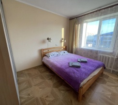 Апартаменты с балконом и с красивым видом из окна в Квартира Pskov City Apartments Рокоссовского 32