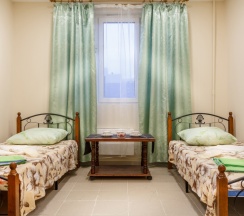 Двухместный номер Economy 2 отдельные кровати в Рус