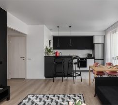 Meridian - премиум-апартаменты с отдельной спальней и гостиной около м.Сокол (15 этаж) в Smart Lofts Moscow