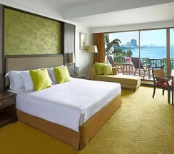 Двухместный номер Premium с видом на море (двуспальная кровать) в Dusit Thani Pattaya