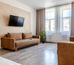 Апартаменты с 2 комнатами с балконом в Апартаменты Ladgorna на Ленина 16