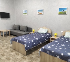 Номер "Стандарт" с 3 односпальными кроватями в Пилигрим