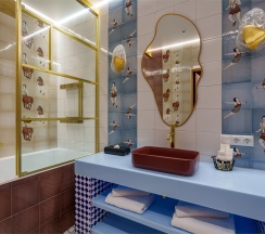 Креативный люкс с двуспальной кроватью в Vasilievsky hotel