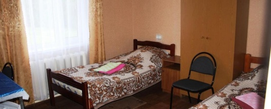 Номер эконом с 2 односпальными кроватями в Нестерово