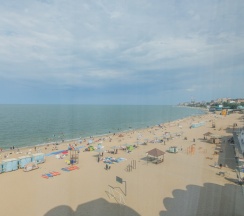 Двухместный номер Стандарт с видом на море двуспальная кровать в Афалина