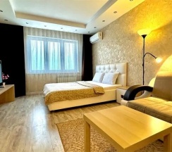 Двухместные апартаменты c 1 комнатой (двуспальная кровать) в Fresh Room на улице Маршала Устинова 3