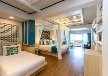 Трёхместный номер Standard с балконом и с видом на море в Maldives Beach Resort