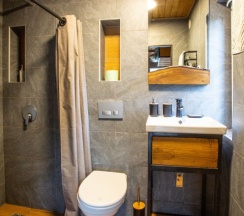 Трёхместный номер Standard с красивым видом из окна в Cabin shale