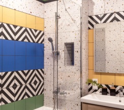 Апартаменты Superior с балконом и с видом на парк в Apartments Malina Baden Studio Color