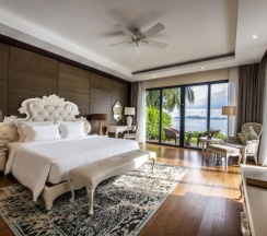 Четырёхместная вилла с 2 комнатами рядом с пляжем в Vinpearl Resort & Spa Nha Trang Bay