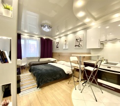 "Purple Studio" Квартира-студио (Метро Ленинский проспект/Автово, 10 минут на транспорте) в Rauktis apartments