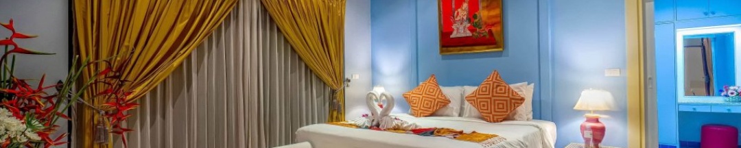Двухместная вилла двуспальная кровать в Les Palmares Villas