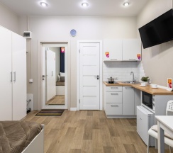 1-комнатные апартаменты стандарт г. Иркутск, ул. Дзержинского, д.35 №1 в 9 Ночей