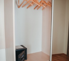 Двухместная студия с красивым видом из окна двуспальная кровать в Diana Palace