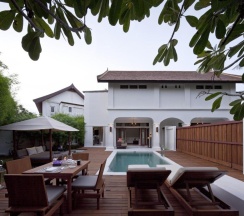 Двухместный Pool Villa люкс двухуровневый c 1 комнатой двуспальная кровать в SALA Samui Choengmon Beach