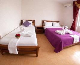 Трехместный номер с видом на море  /Без питания или ALL INCLUSIVE + BAR в Лоогуна