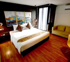 Двухместный полулюкс двуспальная кровать в I Residence Hotel Silom