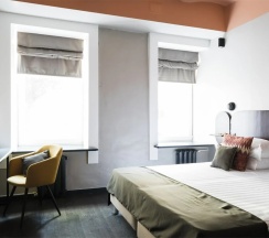 Двухместный номер Делюкс с 1 кроватью или 2 отдельными кроватями в Karelinn hotel