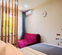 DELUXE APARTMENT СТУДИЯ С БАЛКОНОМ И ВИДОМ НА ЛЕС в Deluxe apartments