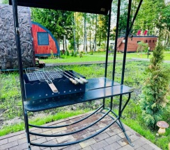 Четырёхместный номер Deluxe с красивым видом из окна в Домики