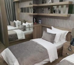 Двухместный номер Comfort с видом на город двуспальная кровать в HOME BOUTİQUE HOTEL