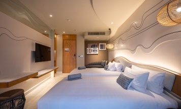 Двухместный полулюкс Terrace 2 отдельные кровати в Отель Metadee Concept Hotel