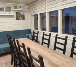 Коттедж стандарт "Чудо-дом" 6+2 в Берег Ладоги