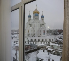 Номер стандарт бизнес с 1 двуспальной кроватью в Barocco Lv Hotel