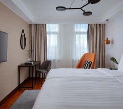 Стандартный двухместный номер с двуспальной кроватью в Vasilievsky hotel