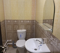 Кровать в женской комнате эконом с 4 двухъярусными кроватями (общие удобства) в Хостел
