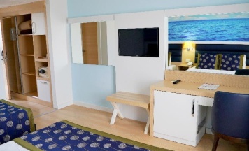 Одноместный номер Standard с видом на окрестности двуспальная кровать в Club Aqua Plaza