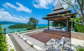 Резиденция с 4 комнатами с видом на море в Anantara Layan Phuket Resort